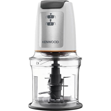 KENWOOD CHP61.00WH - Mini tritacarne 0,8L - 4 lame in acciaio inox - 500W - Fondo antiscivolo - Bianco