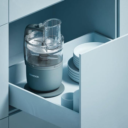 Robot multifunzione KENWOOD FDP22.000GY - 1 velocità + Pulse - 650W - vasca 1,3L + accessori