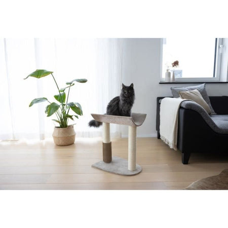 KERBL - Albero per gatti Taupe Ambiance - 49x35x56 cm - Taupe - Sisal