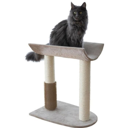 KERBL - Albero per gatti Taupe Ambiance - 49x35x56 cm - Taupe - Sisal