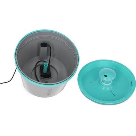 KERBL - Fontana d'acqua - per fontana 80557 - 1,6 l - Grigio/blu