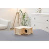 Rifugio per piccoli roditori - Kerbl - Modello a 3 camere - Beige - Tetto rimovibile - Facile da montare