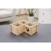 Rifugio per piccoli roditori - Kerbl - Modello a 3 camere - Beige - Tetto rimovibile - Facile da montare