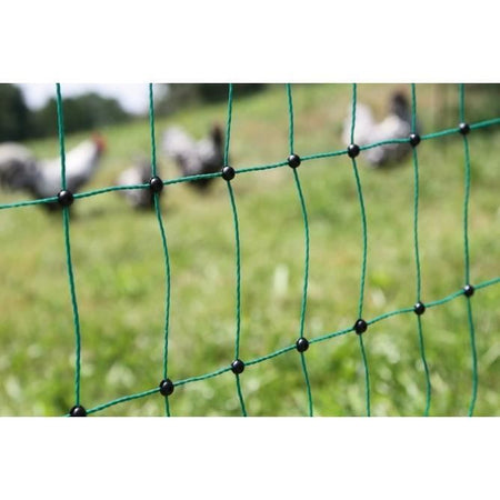 KERBL Rete per polli 50 m - 106 cm - doppia punta - verde - non elettrica
