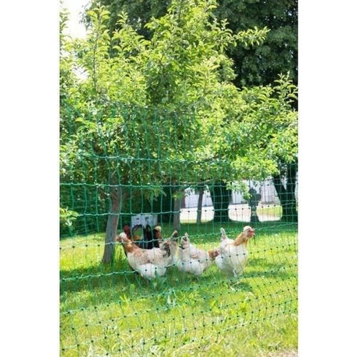 KERBL Rete per polli 50 m - 106 cm - doppia punta - verde - non elettrica