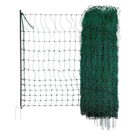 KERBL Rete per polli 50 m - 106 cm - doppia punta - verde - non elettrica