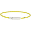 KERBL - Collare LED giallo - 65 cm x 10 mm - Maxi Safe - Giallo