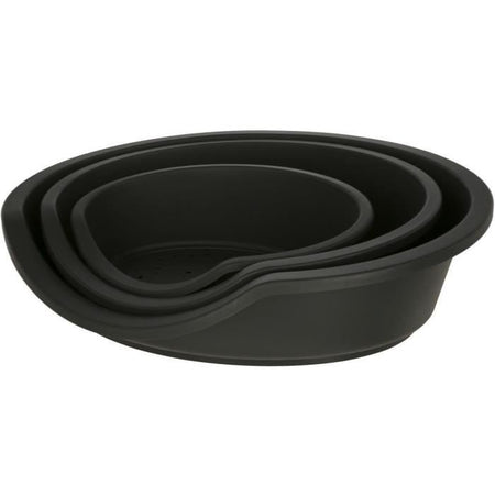 KERBL - Cestino DREAMER - Nero - Plastica riciclata - 80x60x25cm