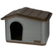 Casetta per gatti - KERBL - PAOLA Eco XL - 75 x 59 x 55 cm - Interno/esterno