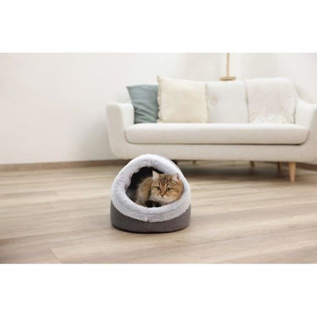 Igloo per gatti - KERBL - JANA - 41 x 50 x 34 cm - Grigio