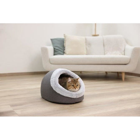 Igloo per gatti - KERBL - JANA - 41 x 50 x 34 cm - Grigio