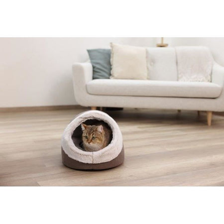Igloo per gatti - KERBL - JANA - 43 x 54 x 35 cm - Marrone