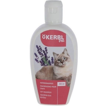 Shampoo per gatti - KERBL - 200 ml - Lavanda - Mango - Luminosità e morbidezza