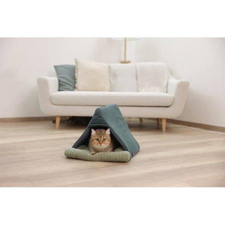 Letto per gatti - KERBL - ANNE - 45 x 40 x 34 cm - Verde