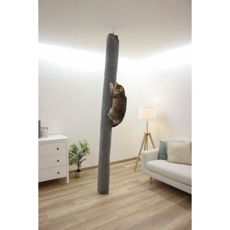 Sacco da arrampicata per gatti - KERBL - CARPET - 16 x 16 x 240 cm - Montaggio a soffitto - Poliestere