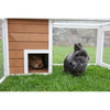 Recinto da esterno per piccoli animali - KERBL - 132 x 102 x 59 cm - Casa integrata - Rete metallica