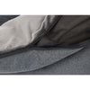KERBL - Cesto in memory foam - Platin Ortho - Grigio - 80 x 60 x 25 cm