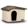 KERBL Cuccia da esterno per gatti - 60 x 51 x 41 cm - Mocca e marrone - Plastica