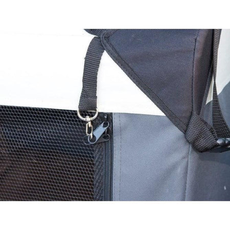 Scatola da trasporto - KERBL - Journey - 81 x 58 x 58 cm - Grigio / Beige