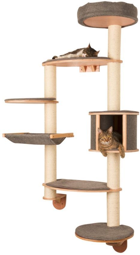 Tiragraffi da parete - H. 185 cm - Dolomit XL Tofana - KERBL - Grigio