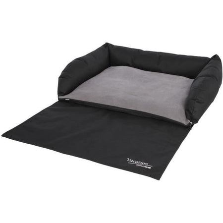 KERBL - Cuscino per baule - Grigio/nero - 80x60cm