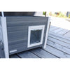 Casetta per gatti - KERBL - ECO Eli - Grigio / Bianco - 57 x 45 x 43 cm