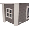 Casetta per gatti - KERBL - ECO Eli - Grigio / Bianco - 57 x 45 x 43 cm