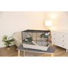 Gabbia per piccoli animali - KERBL - FLAT NATURE - 80 x 45 x 53 cm - 3 piani