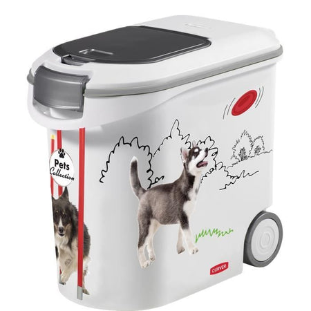 Contenitore per crocchette CURVER - 35L/12 kg - COLLEZIONE ANIMALI - Per cani