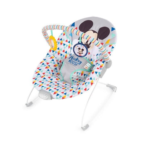 DISNEY BABY Sedia a sdraio Topolino con seduta vibrante Happy Triangles