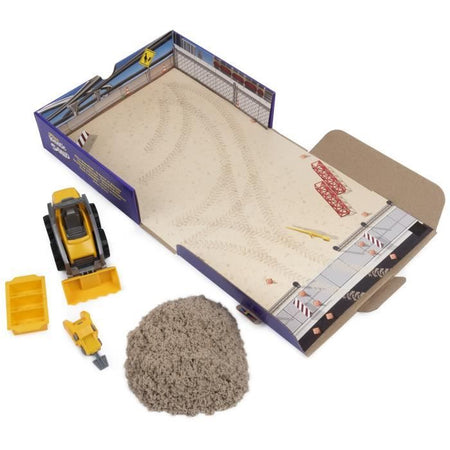 Set di costruzioni Kinetic Sand - KINETIC SAND - Scava e demolisci con 454 g di sabbia naturale