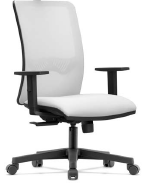 Poltrona ergonomica ufficio operativo su ruote con braccioli regolabili