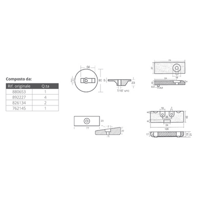 Kit Alluminio Mercury Verado 6
