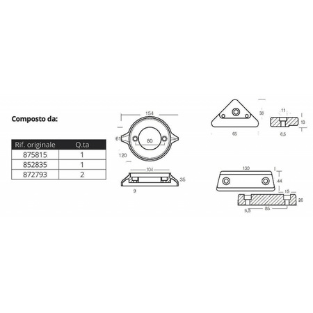Kit Alluminio Volvo 290 C