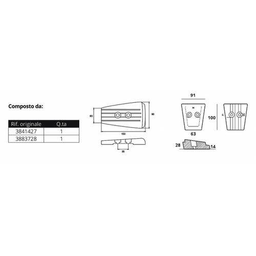 Kit Alluminio Volvo Sx-A/Dps