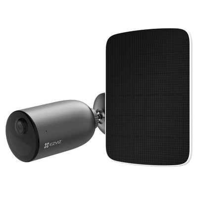 KIT EZVIZ EB3 + SOLAR PANEL TYPE C - TELECAMERA DA ESTERNO A BATTERIA - 2K - COLOR NIGHT VISION - DIFESA ATTIVA - SENSORE MOVIMENTO - AI - CUSTOM VOCAL ALERT + PANNELLO SOLARE TYPE C