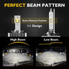2 LAMPADE D3S LED 70W DA XENON A LED BIANCO 6000K PER RANGE ROVER EVOQUE 20000LM