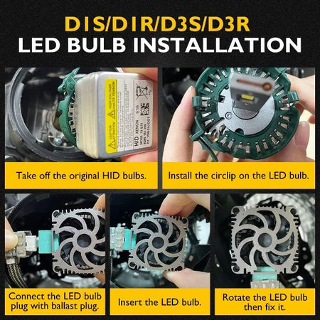 2 LAMPADE D3S LED 70W DA XENON A LED BIANCO 6000K PER ALFA ROMEO STELVIO