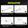 KIT LED H15 VOLKSWAGEN GOLF 6 IV LUCI DIURNE DRL+ ABBAGLIANTI BIANCO GHIACCIO CANBUS 90W 15000LUMEN 360° NO ERROR