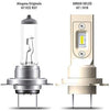 Coppia H7 lampadine led Y4 50W bianco ghiaccio IP65 CSP 3055 1000Lumen auto moto