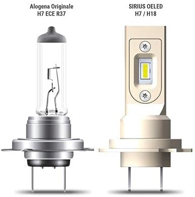 Coppia H7 lampadine led Y4 50W bianco ghiaccio IP65 CSP 3055 1000Lumen auto moto