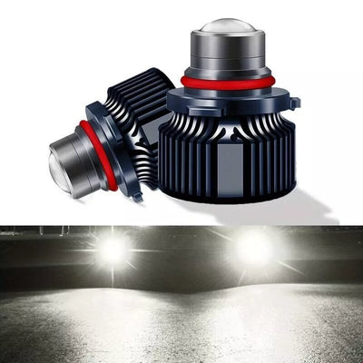 LED LENTE AUTO ALTA POTENZA LASER HB3 9005 12V 50W SLIM CANBUS NO ERRORE 360° LUCI DRL