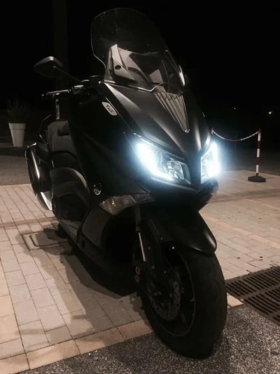 KIT LED Completo T-Max H7 + H4 Seoul SMD 50W + T10 Posizione 50W Luci Bianche 6000K SUPER SLIM Alta Luminosità