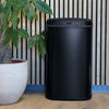 Pattumiera da cucina automatica - LOGAN - KITCHEN MOVE - 58 L - Acciaio inossidabile nero opaco con bordo