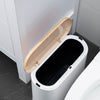 Pattumiera da bagno a spinta stretta - ALDO - KITCHEN MOVE - 10 L - Legno
