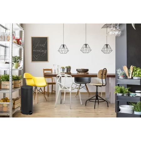 CUCINA MOVE Pattumiera da cucina a pedali URBAN 30L - Acciaio nero