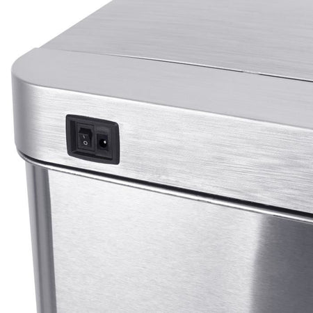 Pattumiera automatica KITCHEN MOVE PARKSIDE - 50L - Acciaio inox con reggette