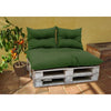 GIARDINO PRIVATO - KIT PALETTE MATERASSO CLASSICO AVOCAT + 2 CUSCINI SCHIENALE