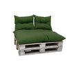 GIARDINO PRIVATO - KIT PALETTE MATERASSO CLASSICO AVOCAT + 2 CUSCINI SCHIENALE