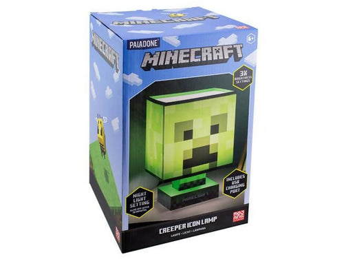 Lampada Creeper e caricabatterie USB PALADONE Minecraft